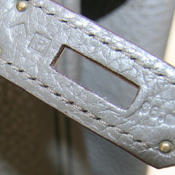 HERMES BIRKIN 35 ETAIN CLUB CLEMENCE-3 COLOR PERMABRASS HARDWARE-100% AUTHENTIC - Picture 10 of 15